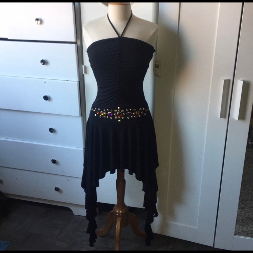 Brand new y2k baby phat asymmetrical dress💕